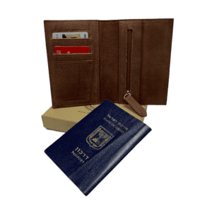ארנק מעור לדרכון